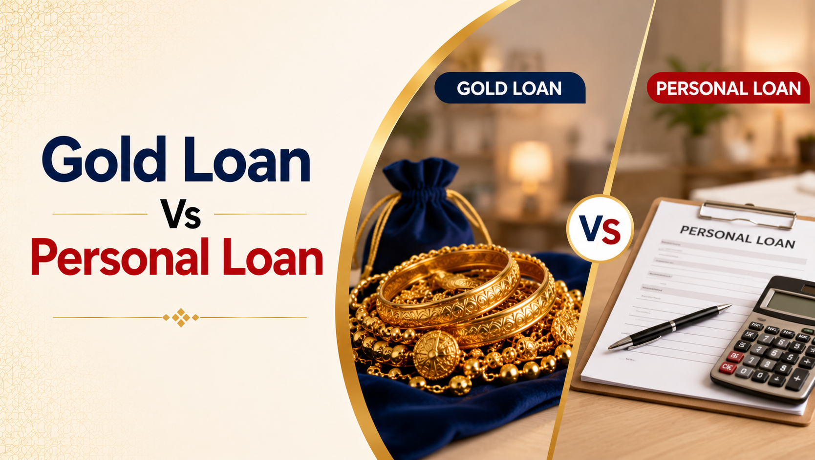 Gold Loan vs Personal Loan: What Is the Difference?