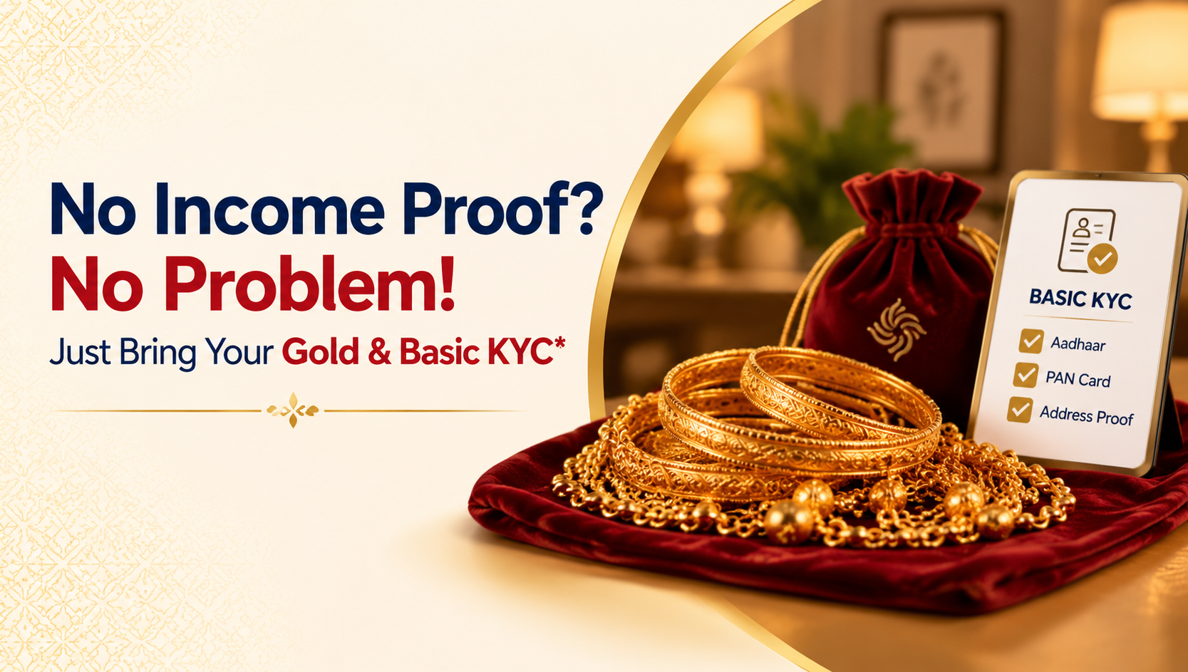 Can I Get a Gold Loan From Cholamandalam Without Income Proof?