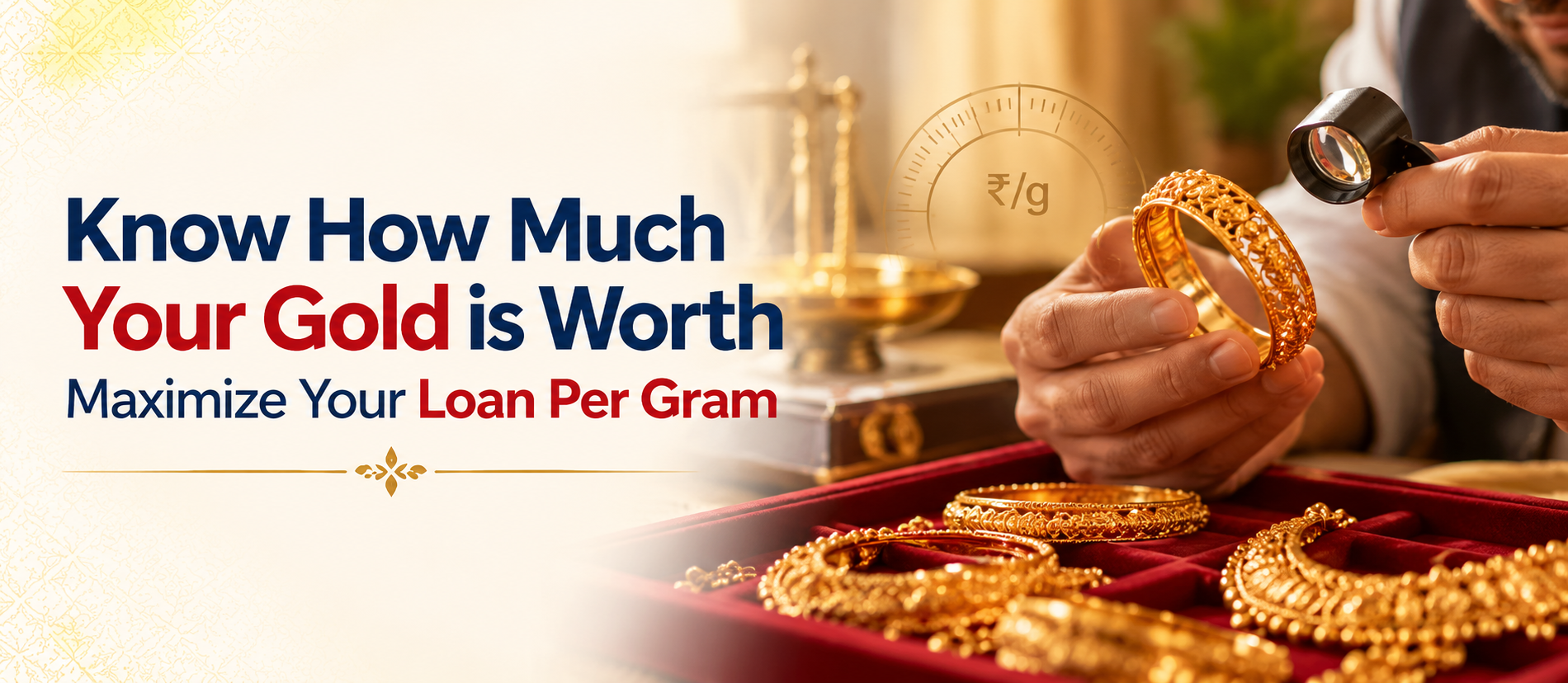 How Much Loan Can I Get Per Gram of Gold?